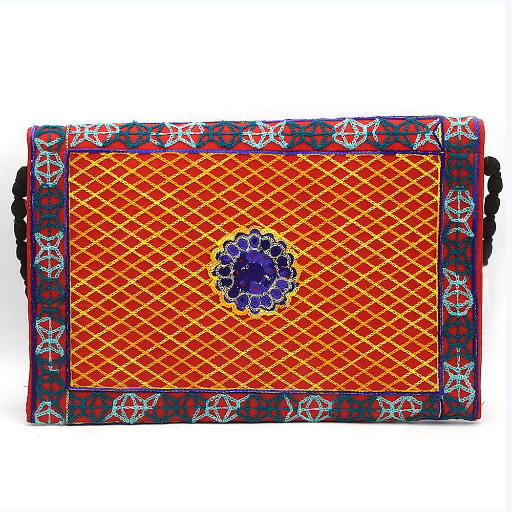 Women's Clutch 06-2 Flower - Multi, Women, Clutches, Chase Value, Chase Value