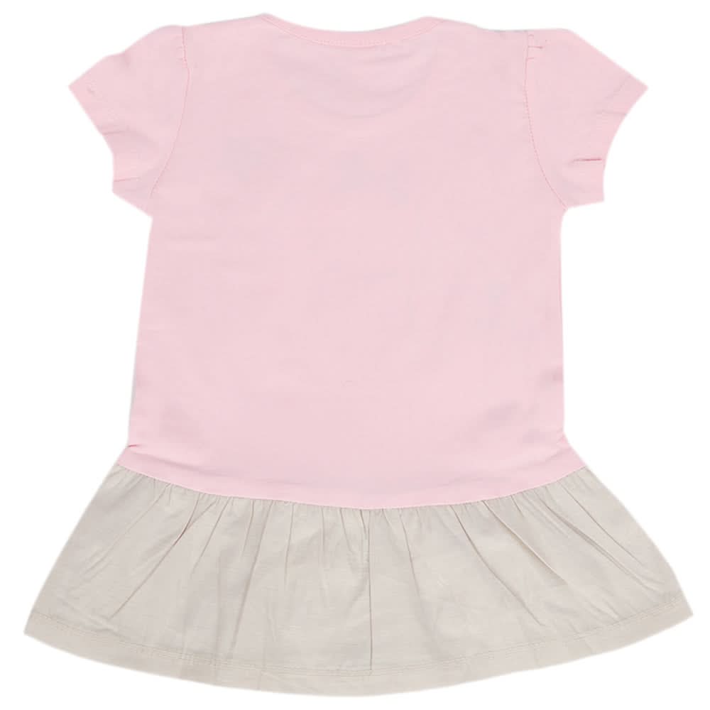 Girls Half Sleeves T-Shirt - Pink, Kids, Girls T-Shirts, Chase Value, Chase Value