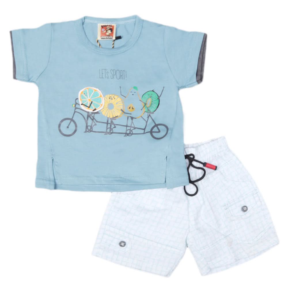 Newborn boys 2pcs Suit - L-Green, Kids, NB Boys Sets And Suits, Chase Value, Chase Value