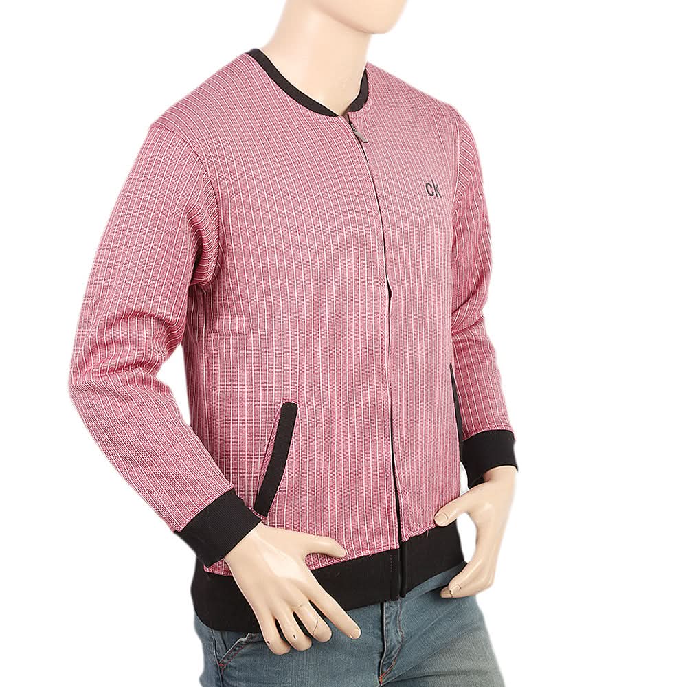 Men's Fleece Zip Jacket - Red, Men, Jackets and Hoodies, Chase Value, Chase Value