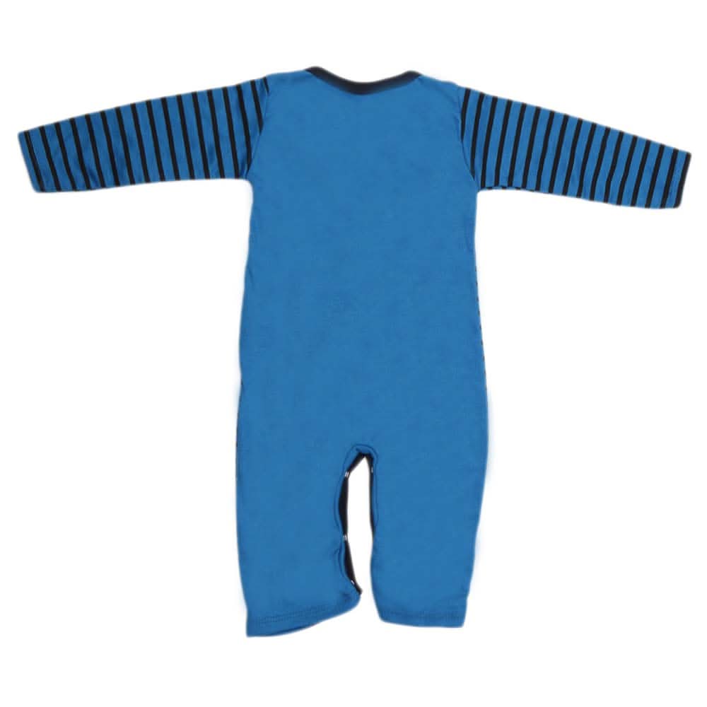 Newborn Boys Full Sleeves Romper - Blue, Kids, NB Boys Rompers, Chase Value, Chase Value