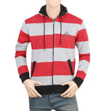 Men's Fleece Zip Jacket - Red, Men, Jackets and Hoodies, Chase Value, Chase Value