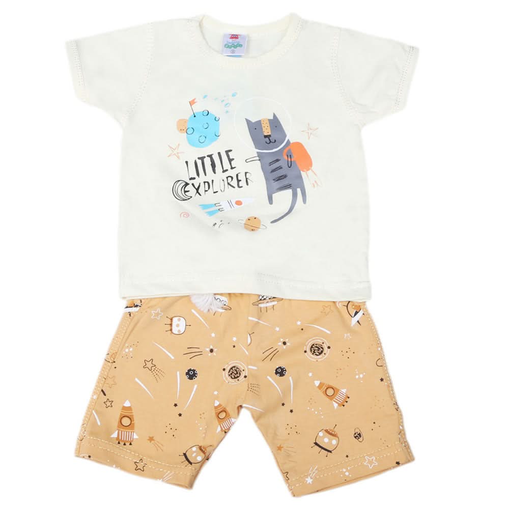 Newborn boys 2pcs Suit - Lemon, Kids, NB Boys Sets And Suits, Chase Value, Chase Value