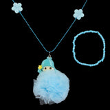 Girls Locket & Bracelet Set - Blue, Kids, Jewellery Sets, Chase Value, Chase Value