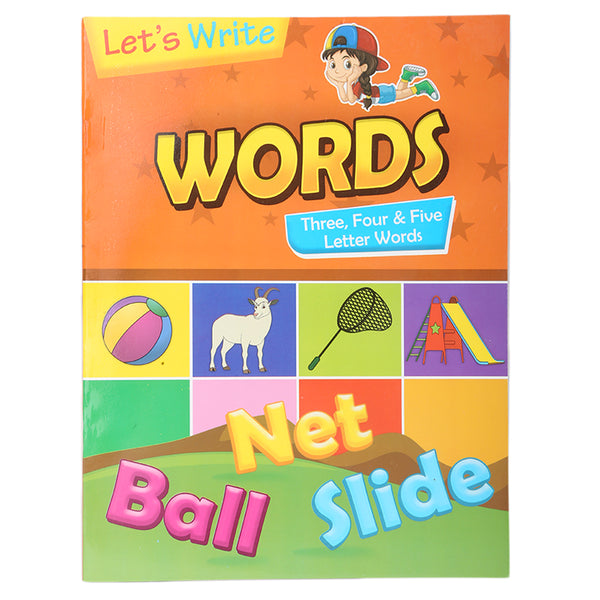 Let's Write - Words, Kids, Kids Educational Books, 3 to 6 Years, Chase Value
