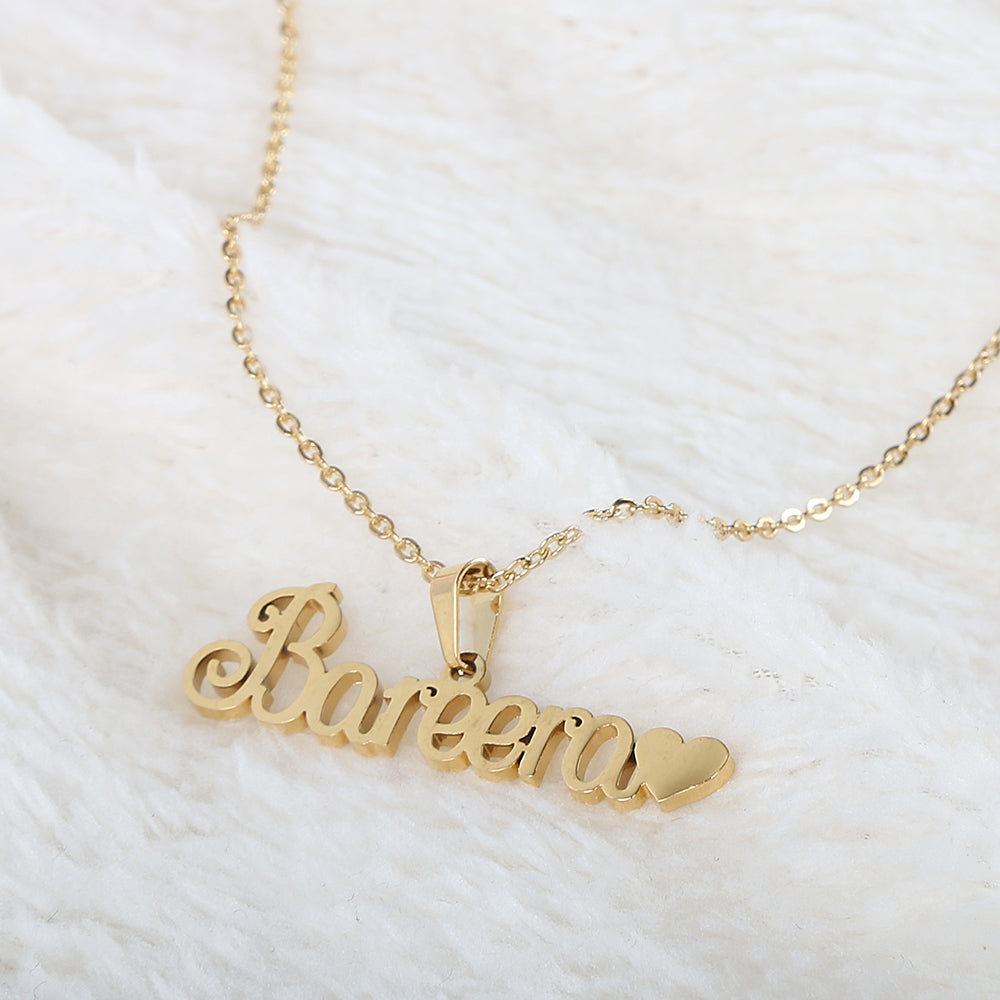 Name Locket Chain - Golden - (Bareera), Women, Chains & Lockets, Chase Value, Chase Value