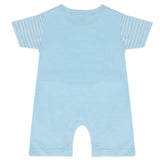 Newborn Boys Half Sleeves Romper - Light Blue, Kids, NB Boys Rompers, Chase Value, Chase Value