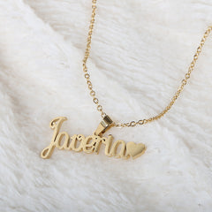 Name Locket Chain - Golden - (Javeria), Women, Chains & Lockets, Chase Value, Chase Value