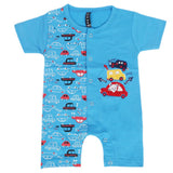 Newborn Boys Half Sleeves Romper - Blue, Kids, Newborn Boys Rompers, Chase Value, Chase Value