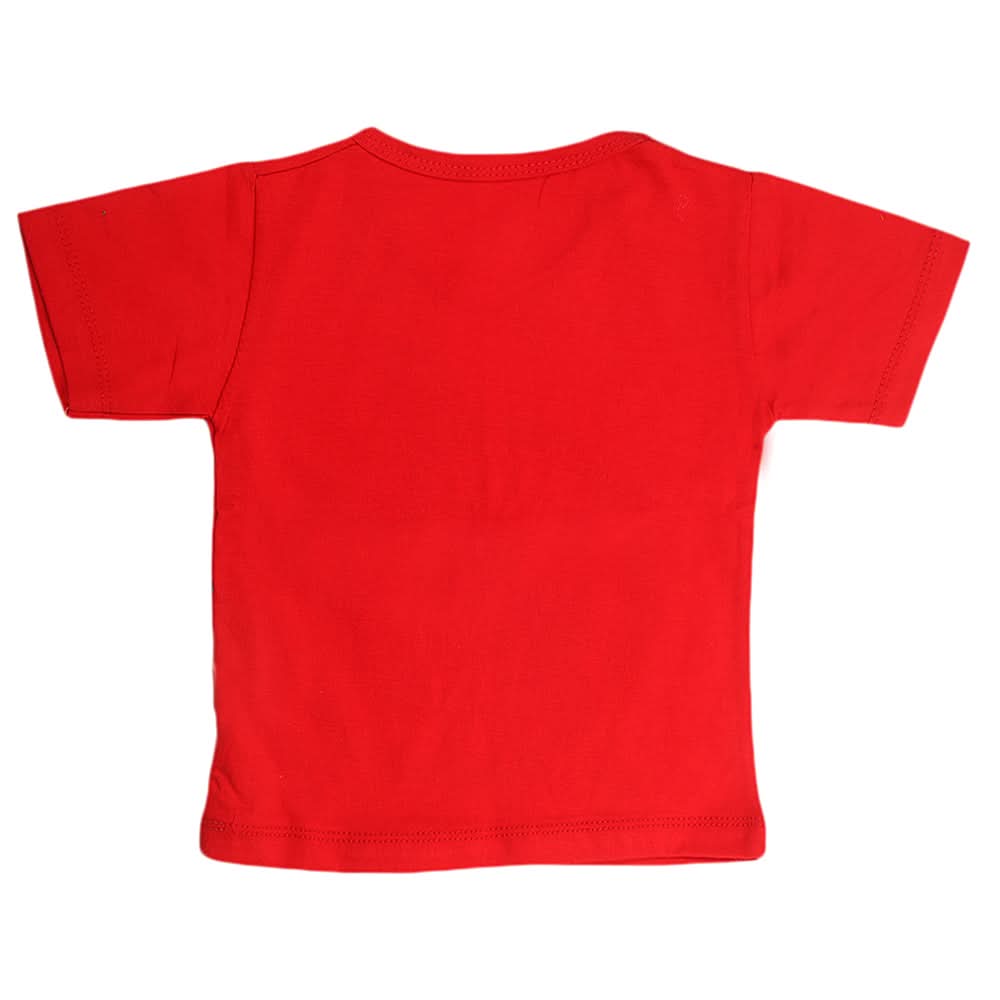 Boys Half Sleeves T-Shirt  - Red, Kids, Boys T-Shirts, Chase Value, Chase Value