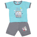 Newborn boys 2pcs Suit - Cyan, Kids, NB Boys Sets And Suits, Chase Value, Chase Value