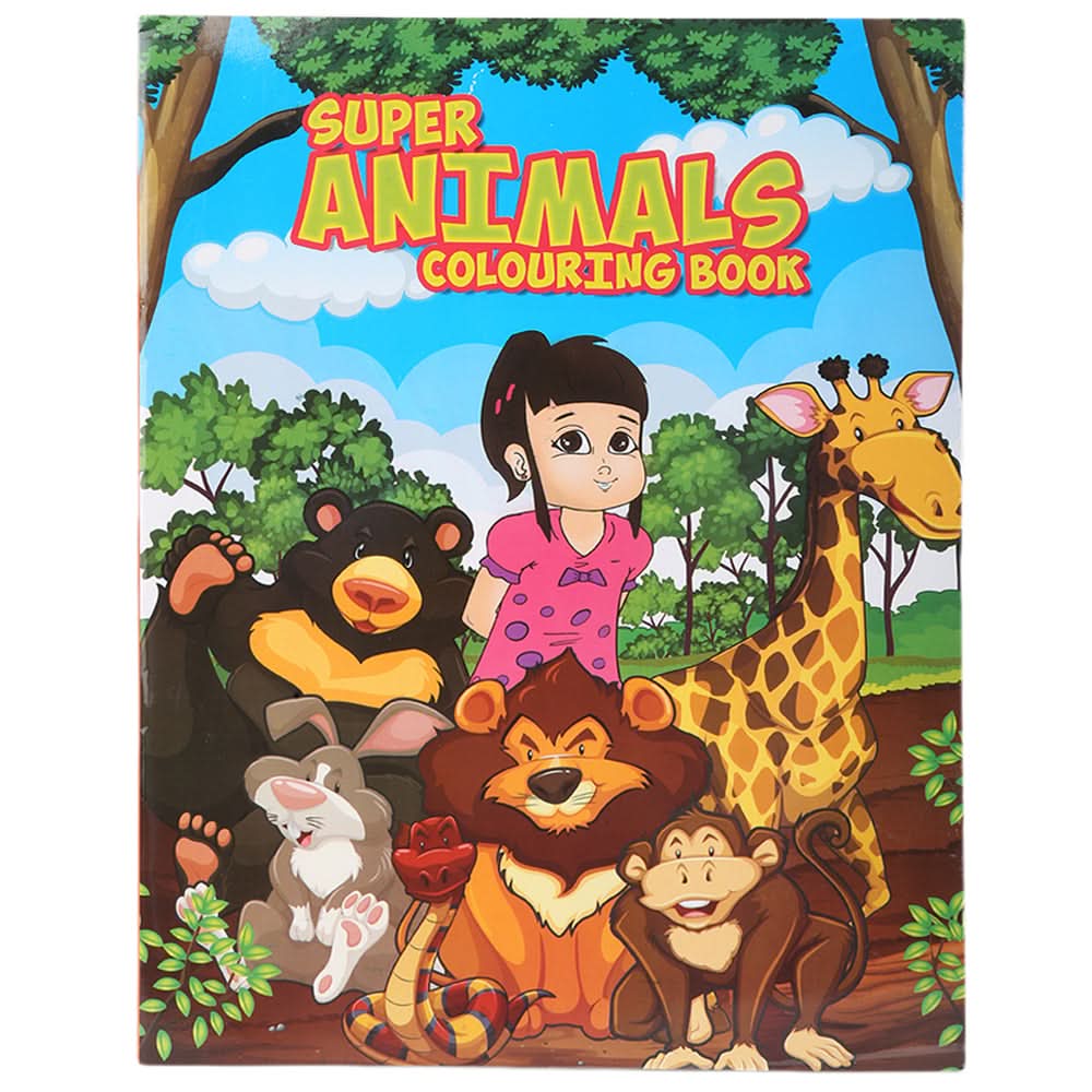 Super Copy Colouring Animals, Kids, Kids Colouring Books, 3 to 6 Years, Chase Value