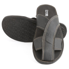 Men's Slippers (SK-011) - Black - test-store-for-chase-value