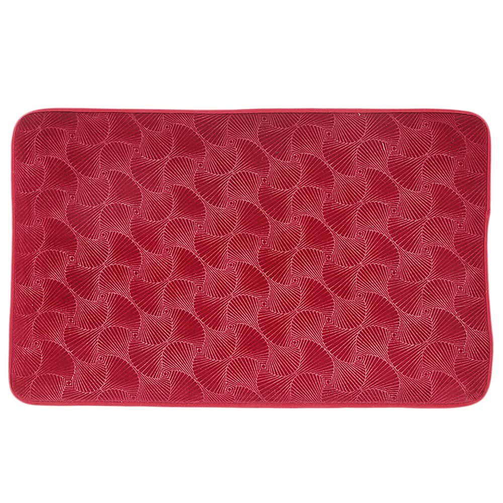 Velvet Lite Mat - Maroon, Home & Lifestyle, Mats, Chase Value, Chase Value