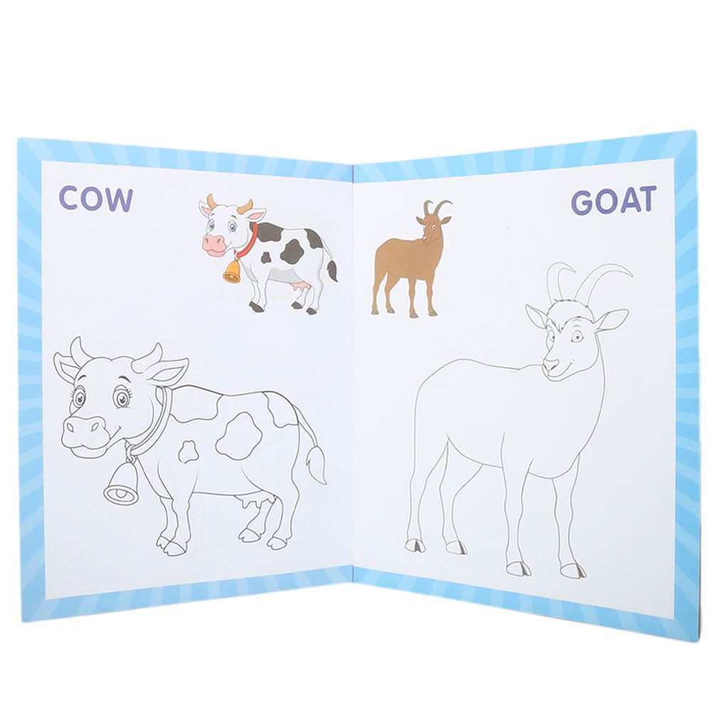 Super Copy Colouring Animals, Kids, Kids Colouring Books, 3 to 6 Years, Chase Value