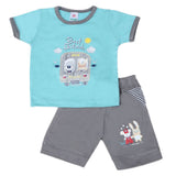 Newborn boys 2pcs Suit - Cyan, Kids, NB Boys Sets And Suits, Chase Value, Chase Value