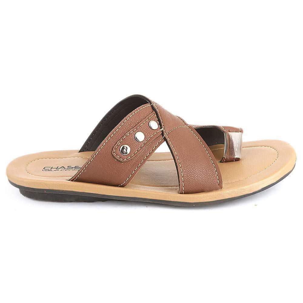 Men's Slippers (SK-027) - Brown - test-store-for-chase-value