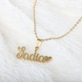 Name Locket Chain - Golden - (Sadia), Women, Chains & Lockets, Chase Value, Chase Value