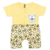 Newborn Boys Half Sleeves Romper - Yellow, Kids, Newborn Boys Rompers, Chase Value, Chase Value
