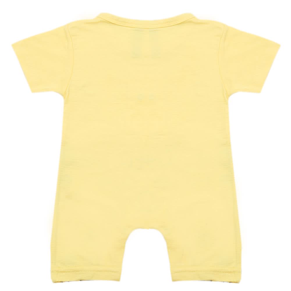 Newborn Boys Half Sleeves Romper - Yellow, Kids, Newborn Boys Rompers, Chase Value, Chase Value