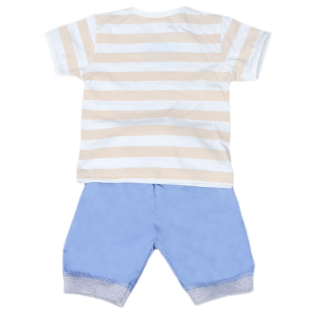 Boys Half Sleeves Suit 1805 - Peach, Kids, Boys Sets And Suits, Chase Value, Chase Value
