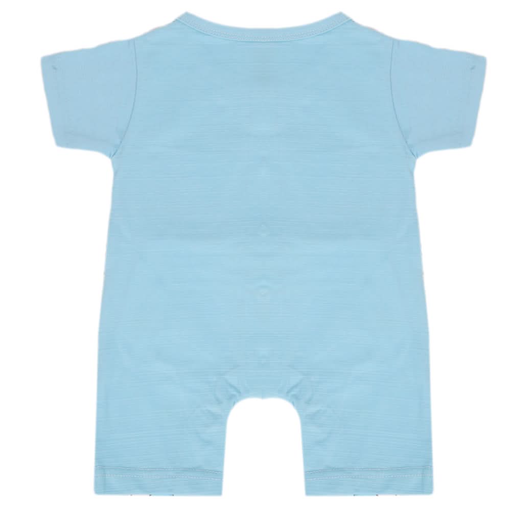 Newborn Boys Half Sleeves Romper - Light Blue, Kids, Newborn Boys Rompers, Chase Value, Chase Value