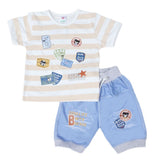 Boys Half Sleeves Suit 1805 - Peach, Kids, Boys Sets And Suits, Chase Value, Chase Value