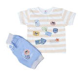 Boys Half Sleeves Suit 1805 - Peach, Kids, Boys Sets And Suits, Chase Value, Chase Value