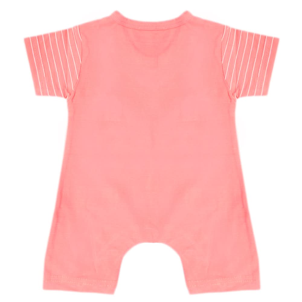Newborn Boys Half Sleeves Romper - Peach, Kids, Newborn Boys Rompers, Chase Value, Chase Value