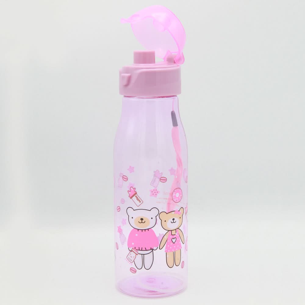 Cartoon Water Bottle - Pink, Kids, Tiffin Boxes And Bottles, Chase Value, Chase Value
