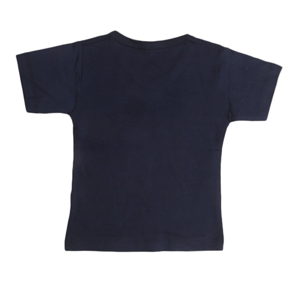 Boys Half Sleeves T-Shirt  - Navy Blue, Kids, Boys T-Shirts, Chase Value, Chase Value