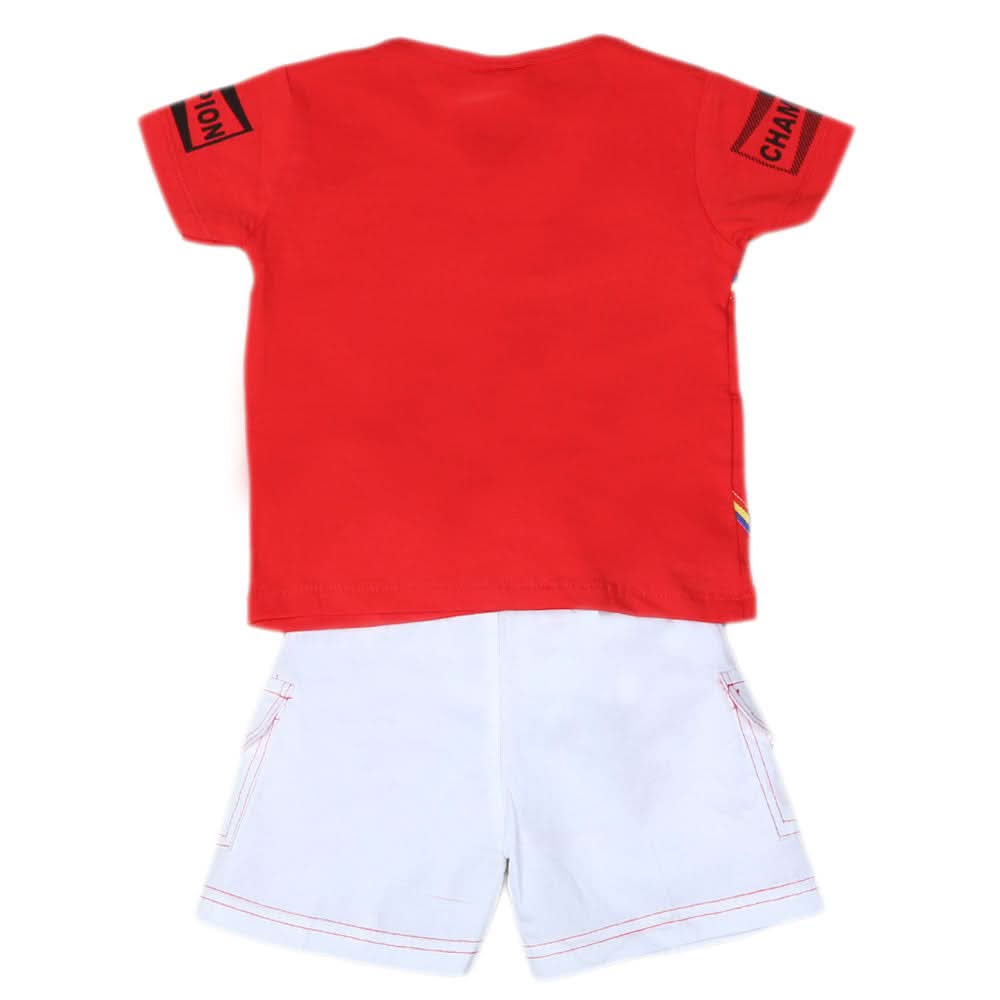 Newborn boys 2pcs Suit - Red, Kids, NB Boys Sets And Suits, Chase Value, Chase Value