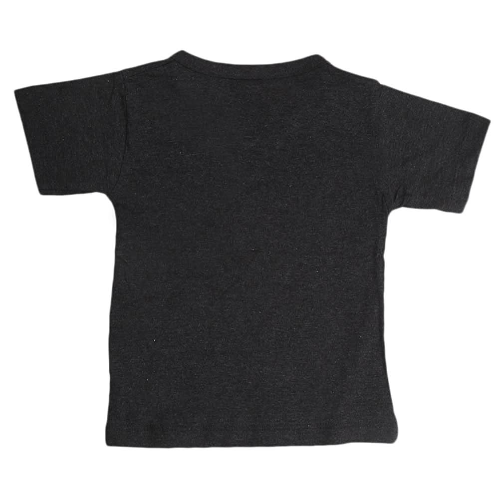 Boys Half Sleeves T-Shirt  - Dark Grey, Kids, Boys T-Shirts, Chase Value, Chase Value