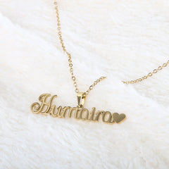 Name Locket Chain - Golden - (Humaira), Women, Chains & Lockets, Chase Value, Chase Value