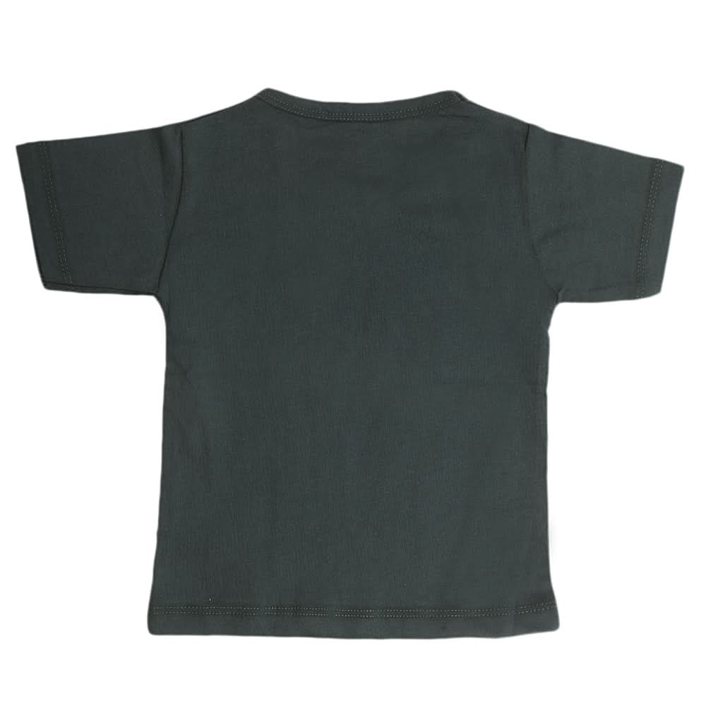 Boys Half Sleeves T-Shirt  - Green, Kids, Boys T-Shirts, Chase Value, Chase Value