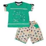 Boys Half Sleeves Suit 6B - 41 - Green, Kids, Boys Sets And Suits, Chase Value, Chase Value