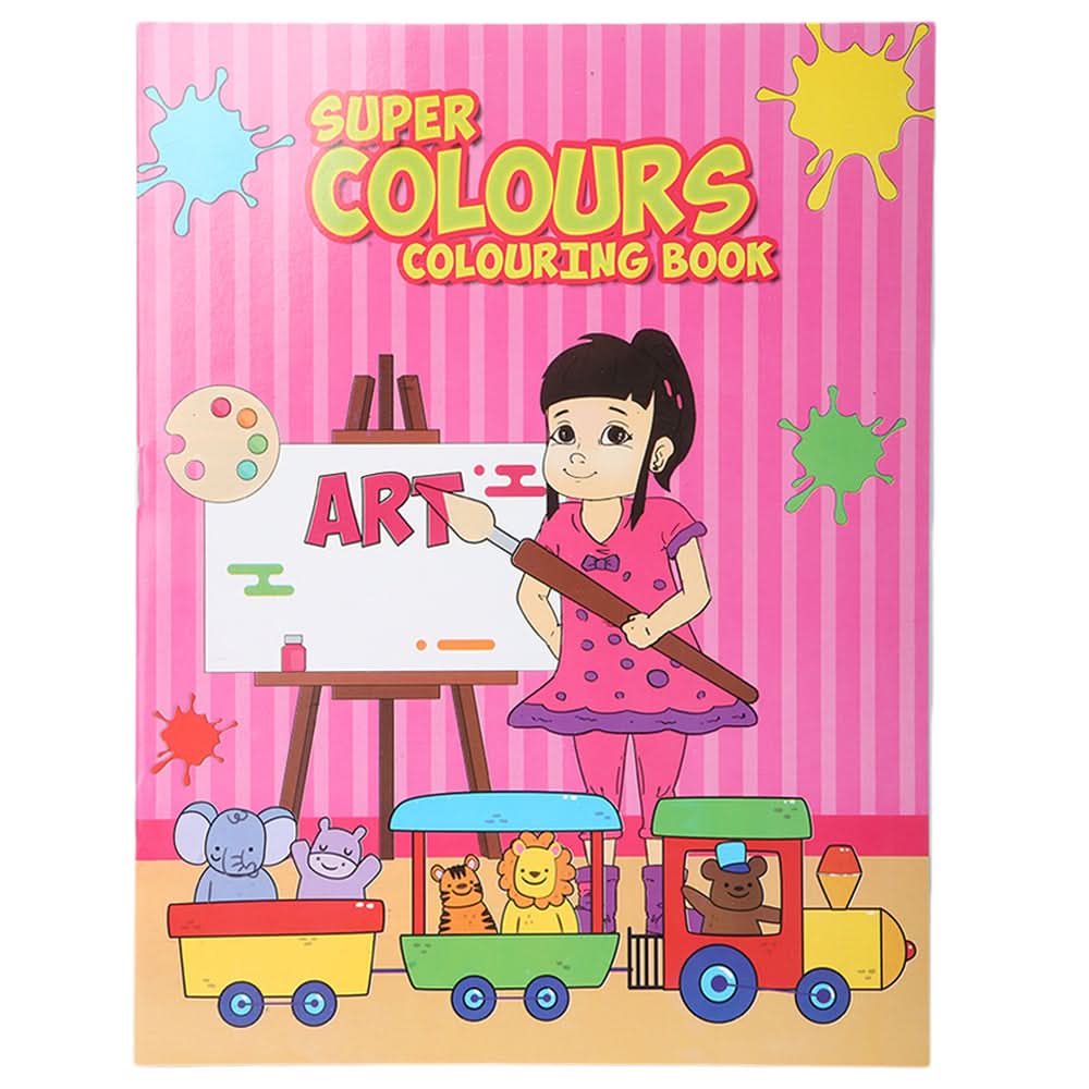 Super Copy Colouring Colours, Kids, Kids Colouring Books, 3 to 6 Years, Chase Value