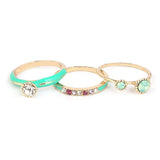 Women's Finger Ring - Sea Green, Women, Finger Rings, Chase Value, Chase Value