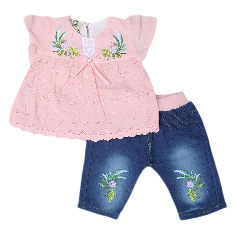 Newborn Girls 2pcs Suit - Pink, Kids, NB Girls Sets And Suits, Chase Value, Chase Value