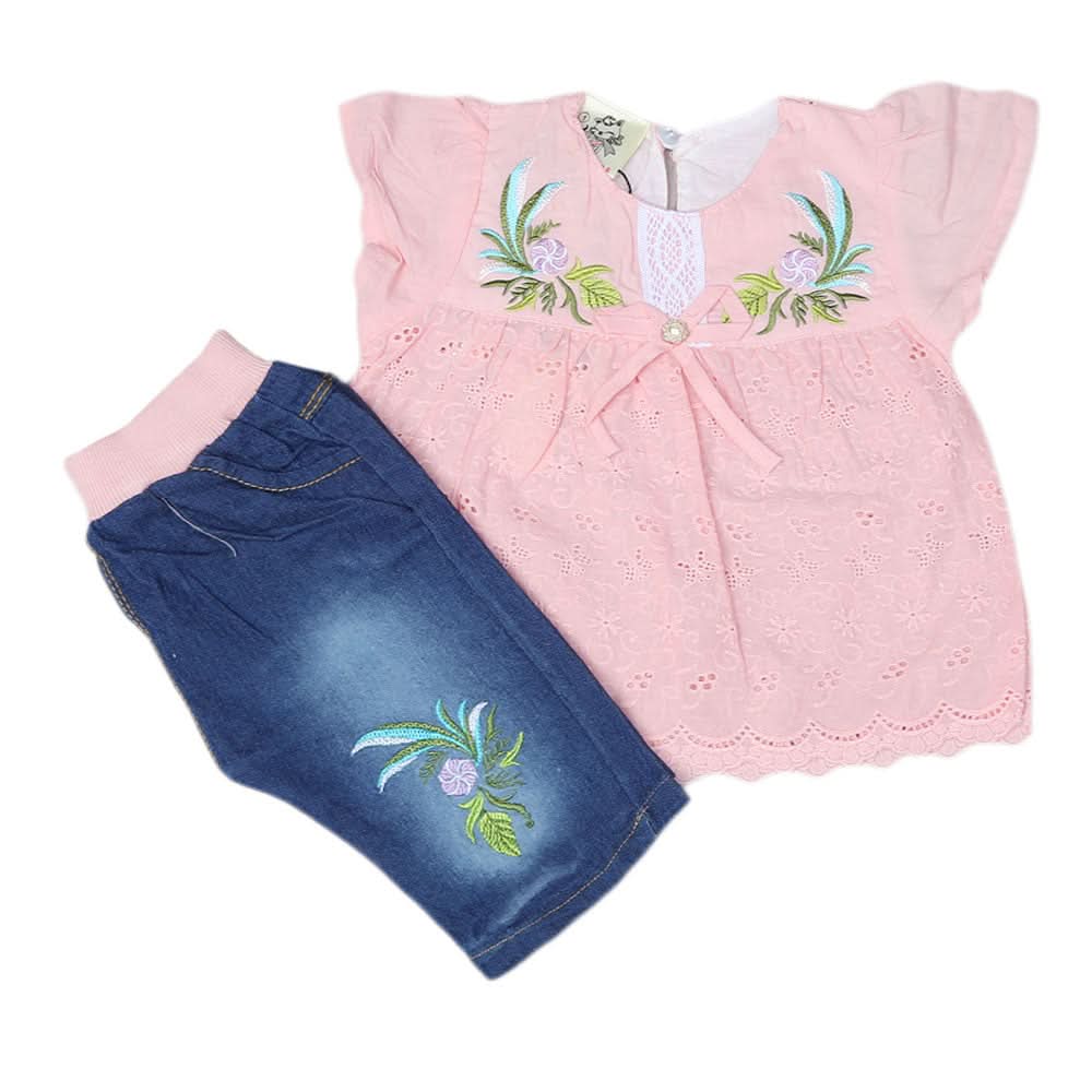 Newborn Girls 2pcs Suit - Pink, Kids, NB Girls Sets And Suits, Chase Value, Chase Value