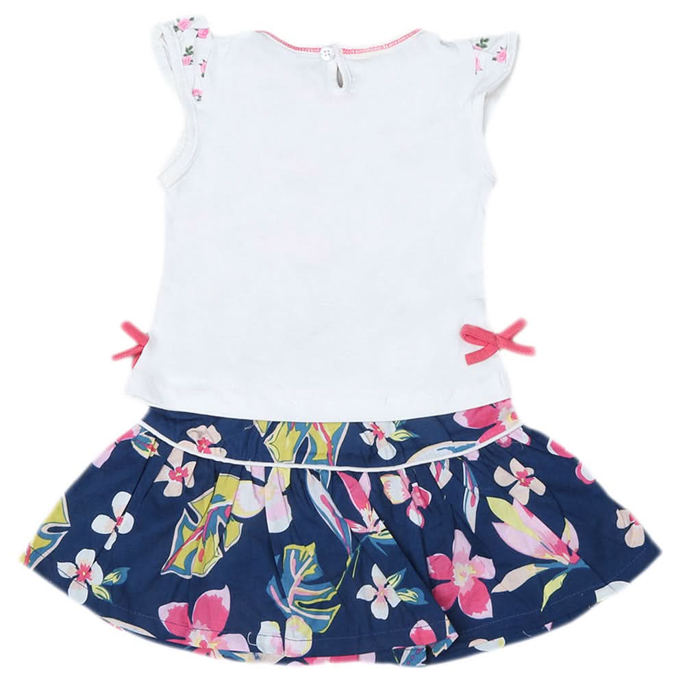 Newborn Girls 2pcs Suit - White, Kids, NB Girls Sets And Suits, Chase Value, Chase Value