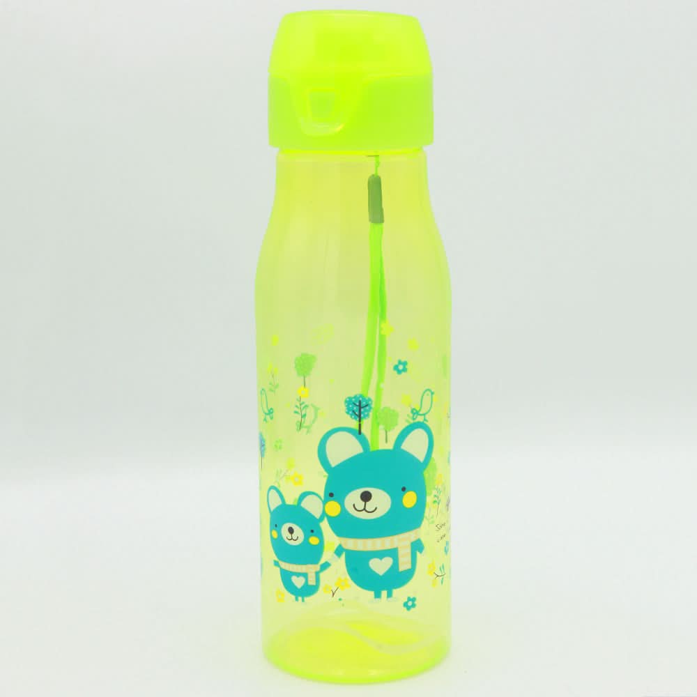 Cartoon Water Bottle - Green, Kids, Tiffin Boxes And Bottles, Chase Value, Chase Value