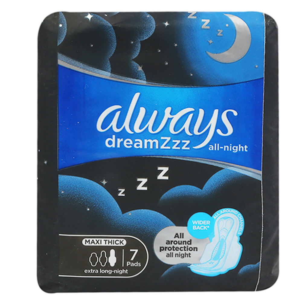 Always Night Maxi Thick Extra Long 7Pcs, Beauty & Personal Care, Sanitory Napkins, Always, Chase Value
