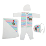 Newborn Unisex 5 Piece Gift Set - White, Kids, Other Accessories, Chase Value, Chase Value