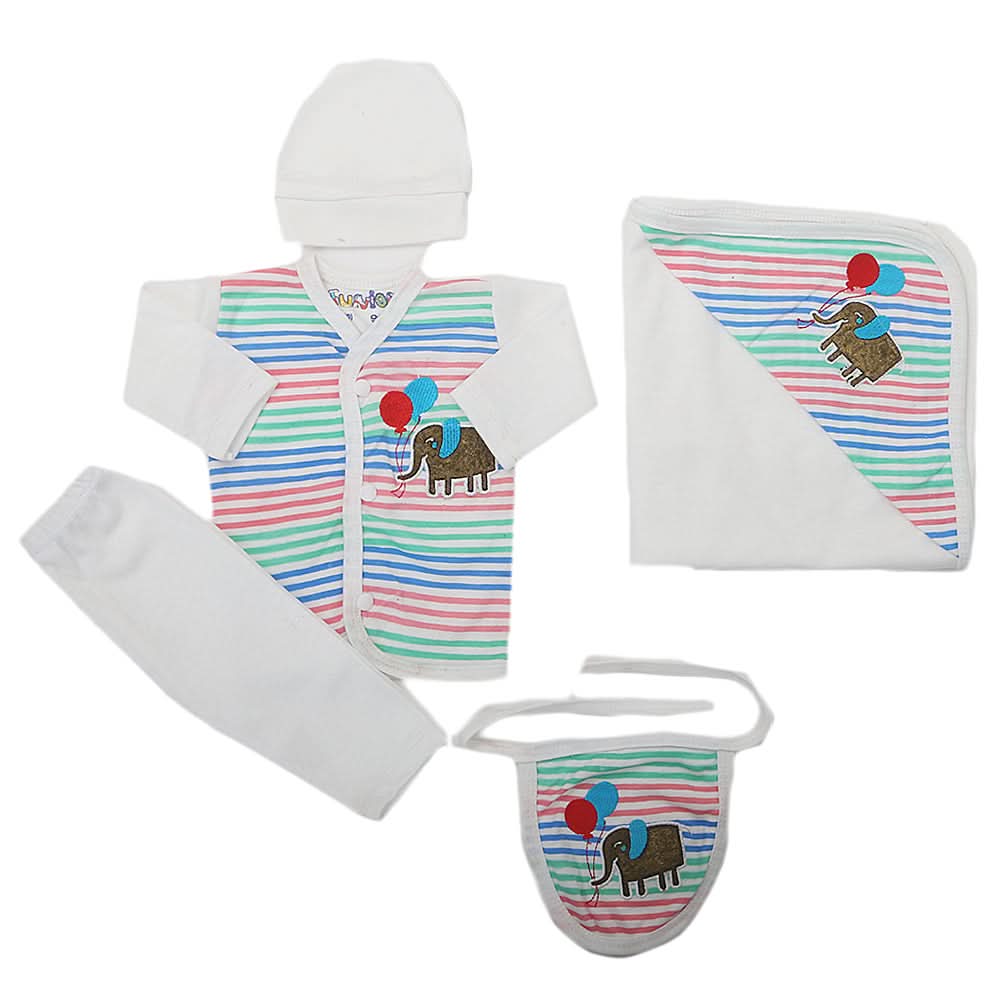 Newborn Unisex 5 Piece Gift Set - White, Kids, Other Accessories, Chase Value, Chase Value
