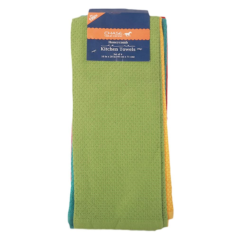 Kitchen Towel Pack Of 4 - Multi, Home & Lifestyle, Kitchen Towels, Chase Value, Chase Value