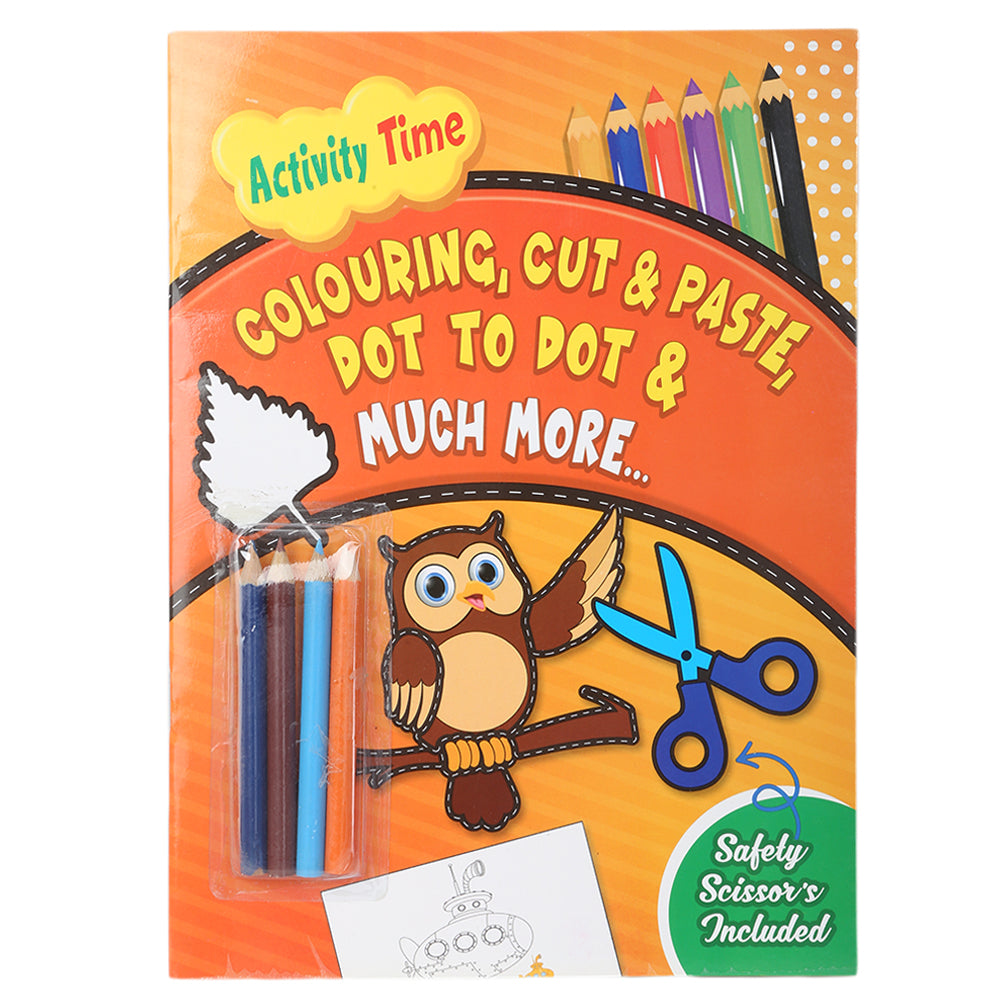 Activity Time Dot to Dot Orange, Kids, Kids Educational Books, 9 to 12 Years, Chase Value