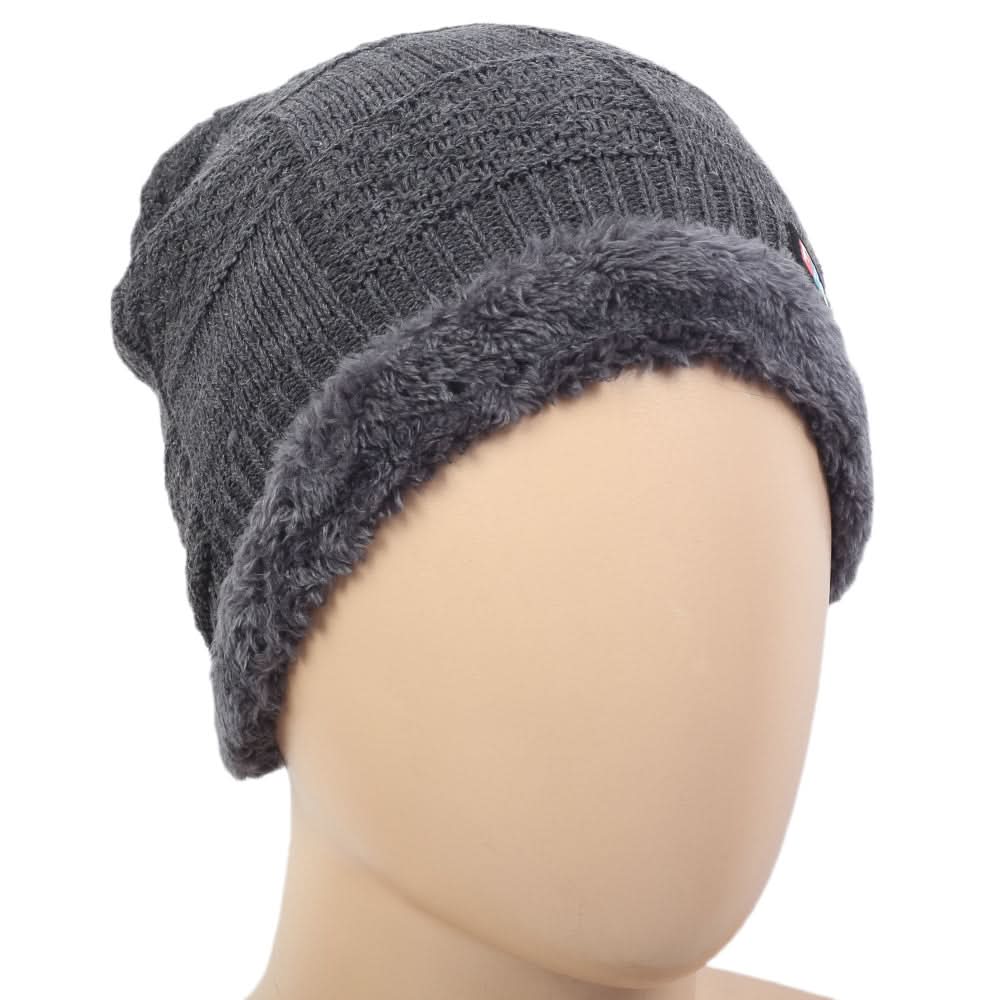 Men's Woolen Cap - Dark Grey, Men's Caps & Hats, Chase Value, Chase Value