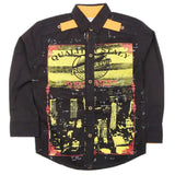 Boys Full Sleeves Casual Shirt - Black, Kids, Boys Shirts, Chase Value, Chase Value