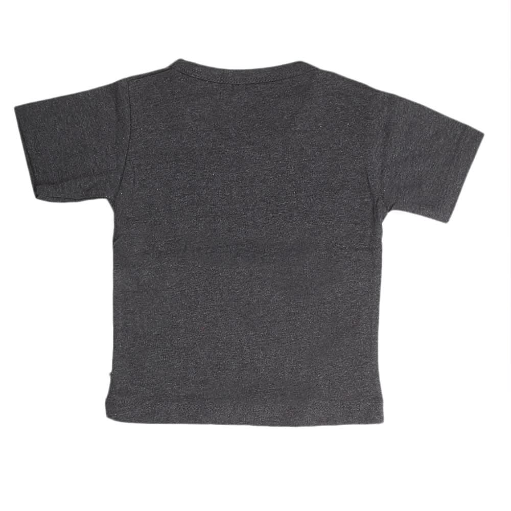Boys Half Sleeves T-Shirt  - Dark Grey, Kids, Boys T-Shirts, Chase Value, Chase Value